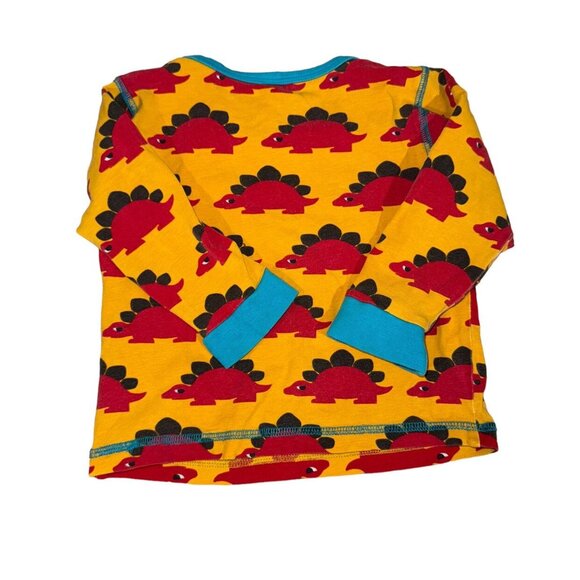 Maxomorra Dungaree And T-Shirt Set Dinosaur Size 86 Size 18 Months - Picture 7 of 7